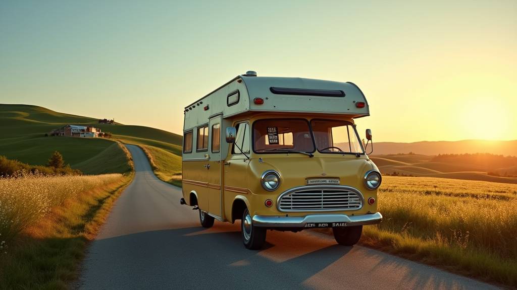 Salon de l'automobile avec exposition de camping-cars d'occasion