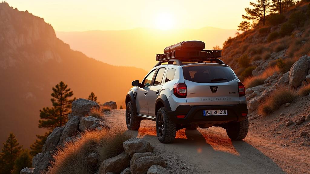 Dacia Duster pick-up avec cellule amovible de camping installée