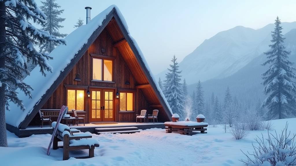 Vue panoramique du Camping Caravaneige Le Giffre à Samoëns avec montagnes en arrière-plan
