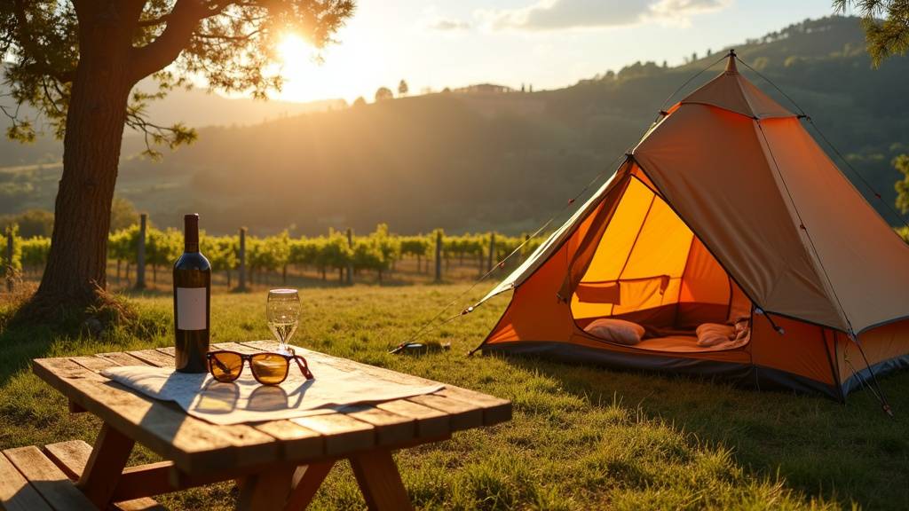 Famille profitant du climat doux du Languedoc-Roussillon en octobre sur un camping 4 étoiles