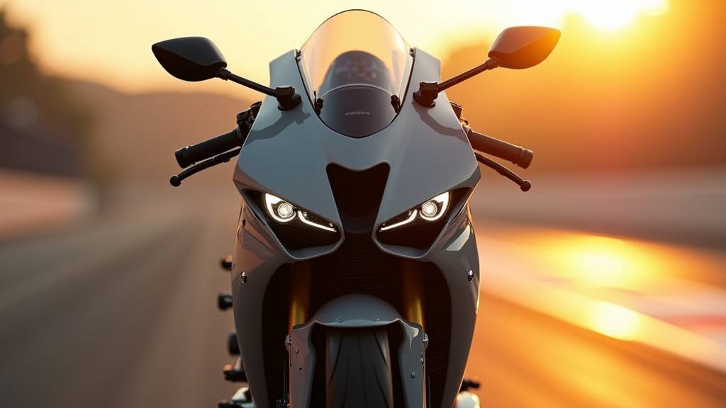 Détail d'un kit carénage racing en polyester avec pièces numérotées