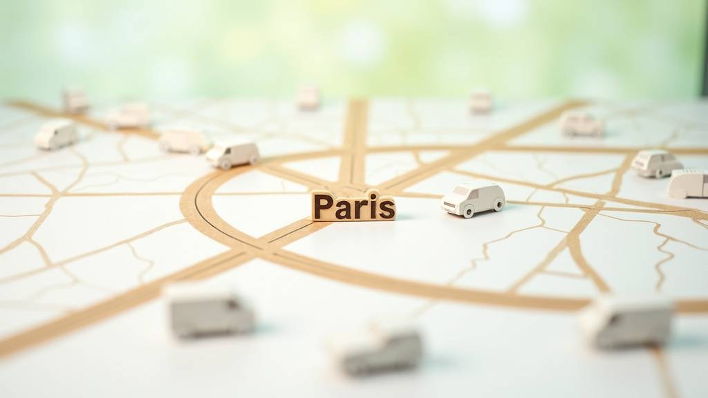 Vue aérienne du réseau autoroutier français mettant en évidence les différentes couleurs selon le type d'autoroute
