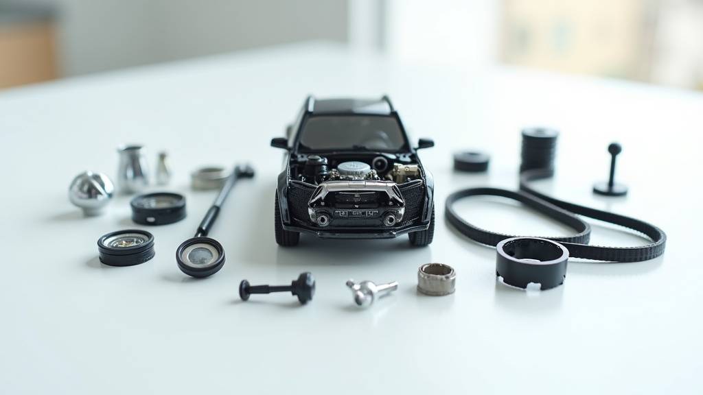 Interface de recherche de pièces auto par numéro VIN avec résultats détaillés