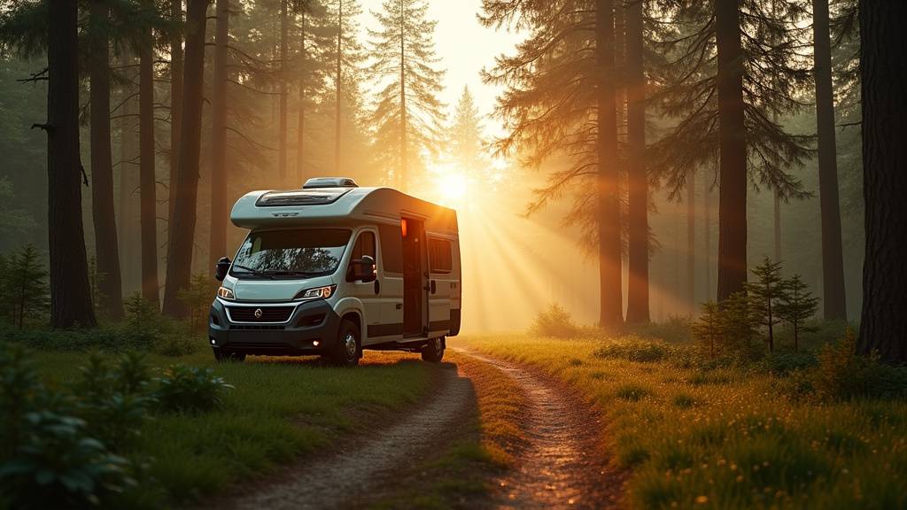 Comparaison des différents types de camping-cars sur un parking spécialisé