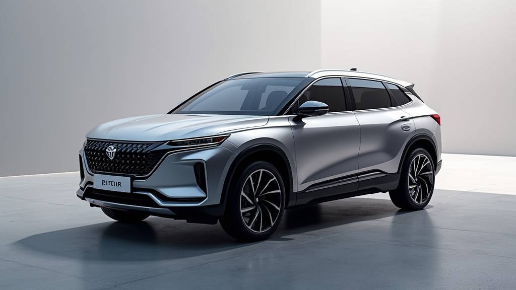 Nouvelle gamme de SUV Jetour présentée dans un showroom moderne