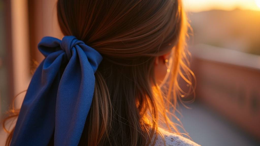 Femme dormant avec un kardoune sur ses cheveux, démontrant l'utilisation nocturne