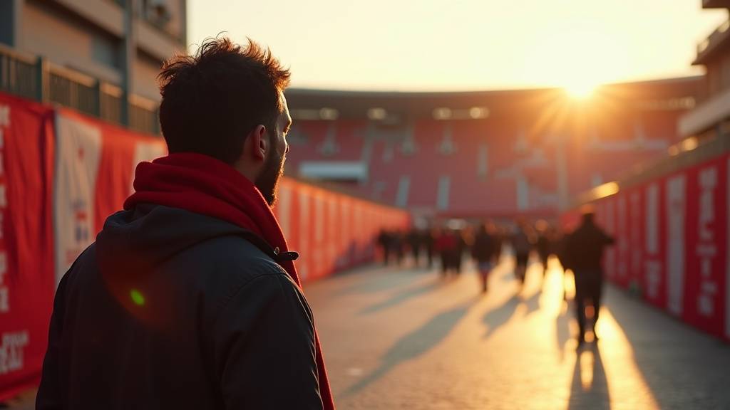 Supporters du Rugby Club Toulonnais chantant dans les tribunes lors d'un match au Stade Mayol