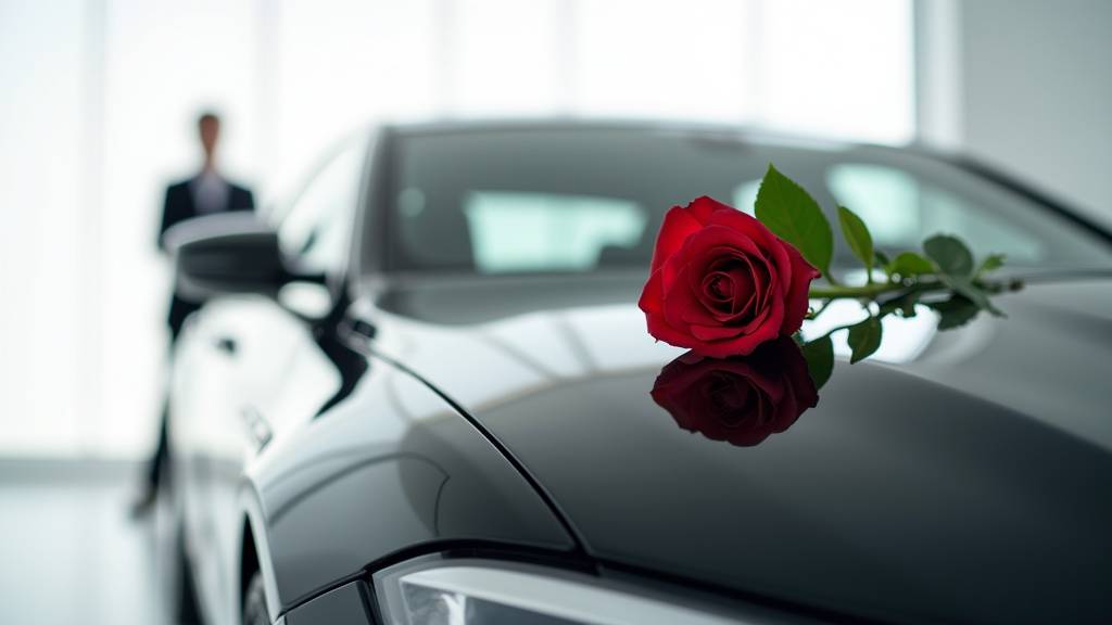 Équipe de Les Compagnons de l'Auto accueillant un client dans leur showroom