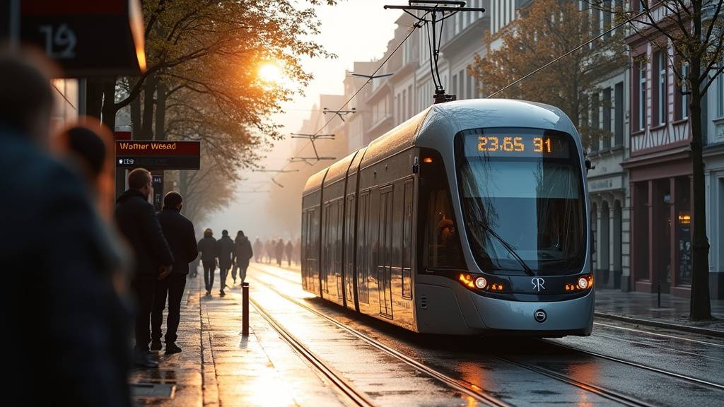 Application mobile CTS Transports Strasbourg sur un smartphone avec itinéraire en temps réel