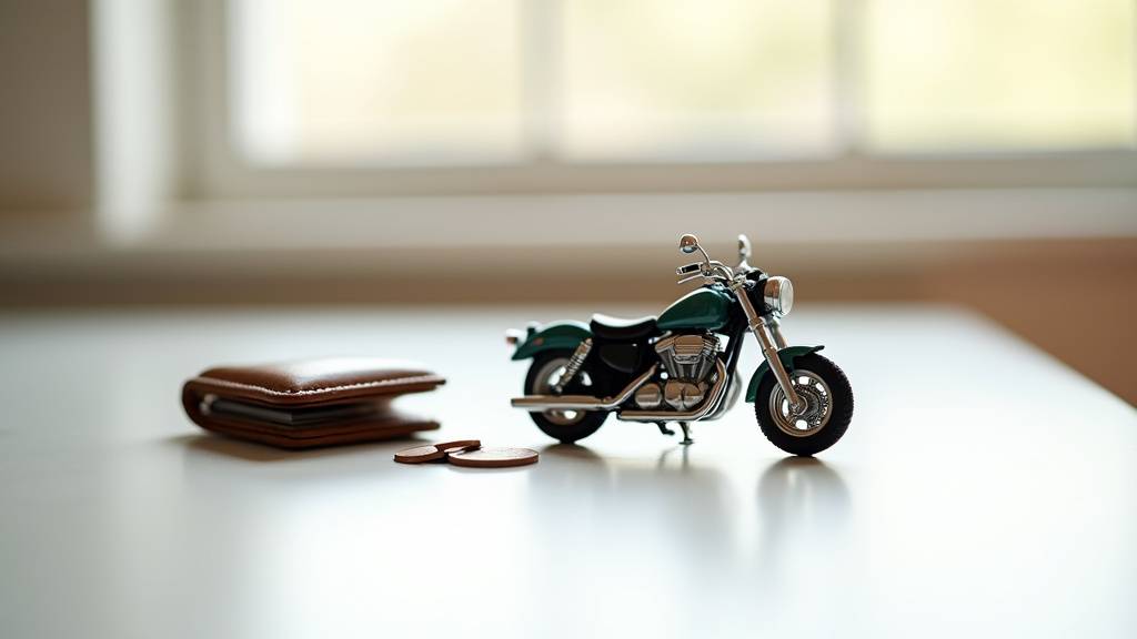 Étudiant en train de passer le permis moto sur une piste de conduite avec moniteur