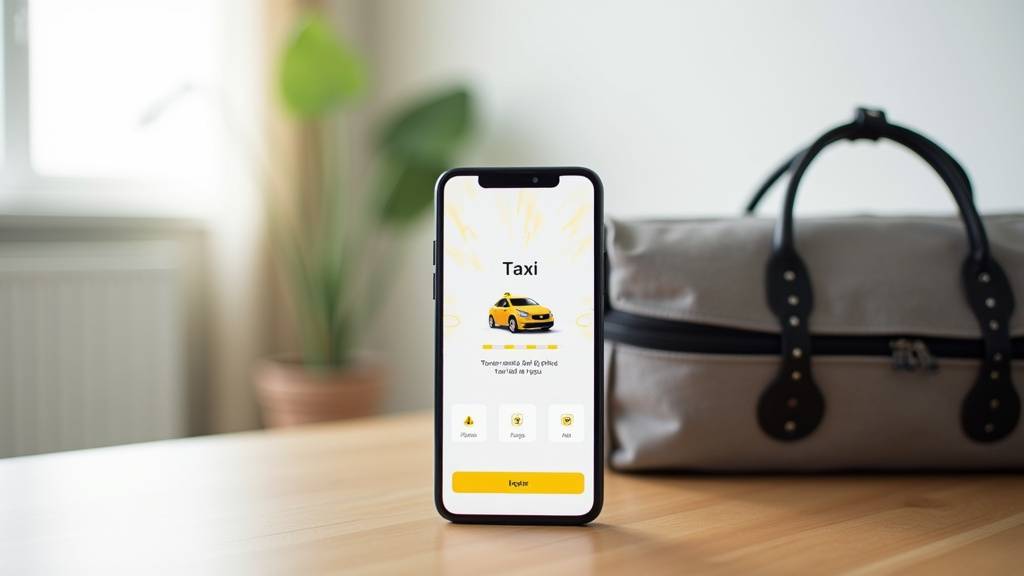 Application mobile de réservation de taxi à Saint-Gondon avec interface intuitive