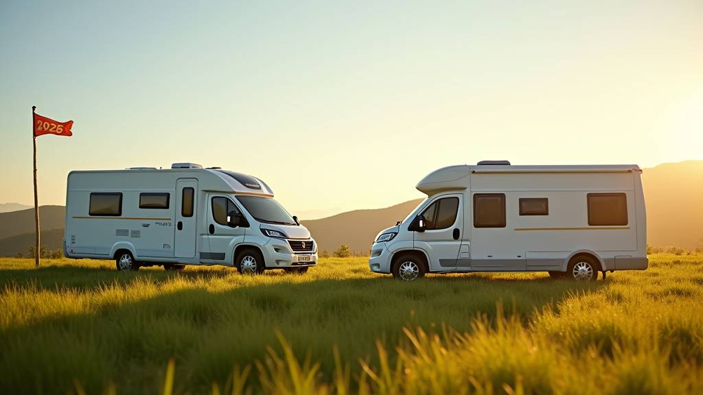 Salon du camping-car à Paris-Le Bourget avec véhicules exposés