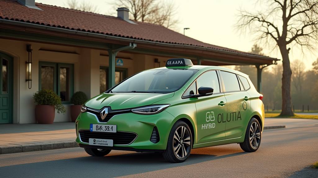 Chauffeur de taxi conventionné utilisant une tablette pour gérer les réservations